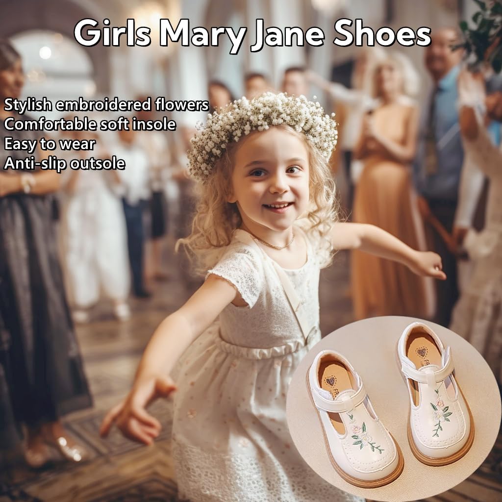 Girls Dress Shoes Toddler Mary Janes Shoes Little Girl School Uniform Oxford Shoes for Girl Flats - Image 3