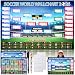 2 PCS World Cup Schedule Poster 2026 Large 24x33 Inch Tournament Wall Chart Set with No Crease Matte Finish, Includes Marker & Accessories for Fixture Tracking, Soccer Fans Gift & Decor (3)