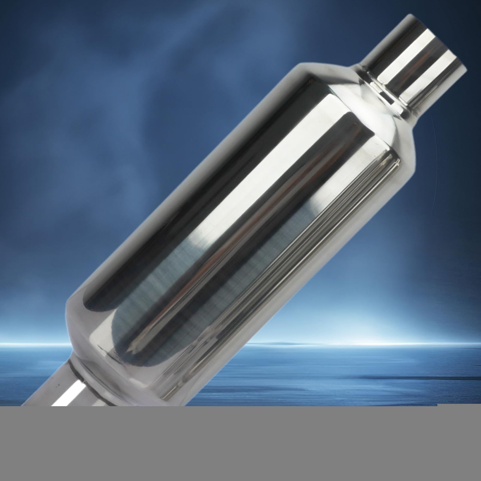 Silenziatore Auto - Bocca di Scarico in Acciaio Inox | Parti di Ricambio Auto Riduzione Rumore Guida Silenziosa Modifica Resistenza alle Intemperie Camion