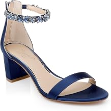 Jewel Badgley Mischka Catalina Open Toe Block Heel