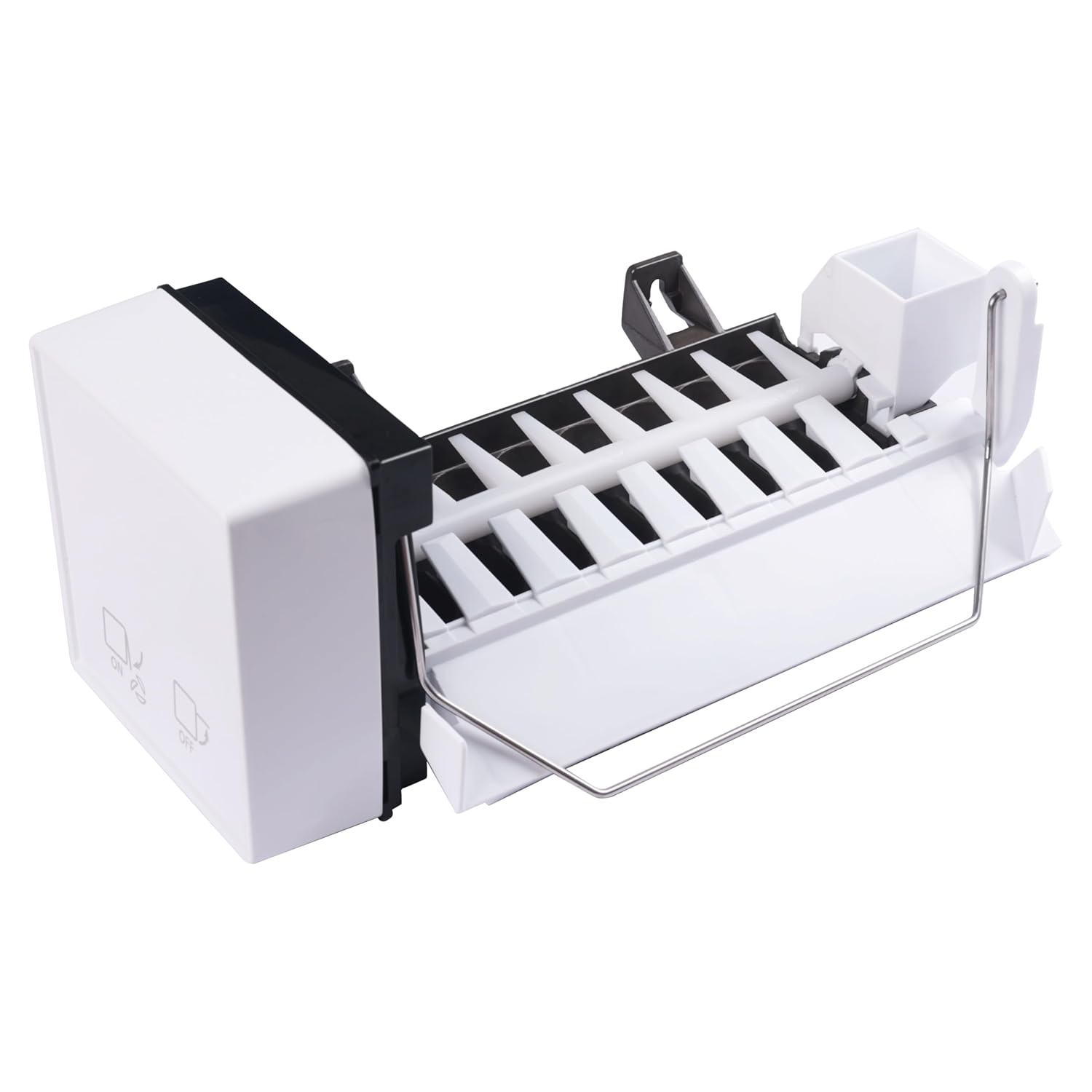 2198597 W10190960, 2198597R Compatible Ice Maker for KitchenAid KSCS25INSS00, KSCS25INMS00 Refrigerator Models