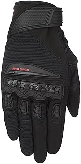 Royal Enfield Urban Hustler V2 Riding Gloves 100% Polyester Air Mesh for Ventilation | TPR Knuckle Protectors | Microsuede Price In India