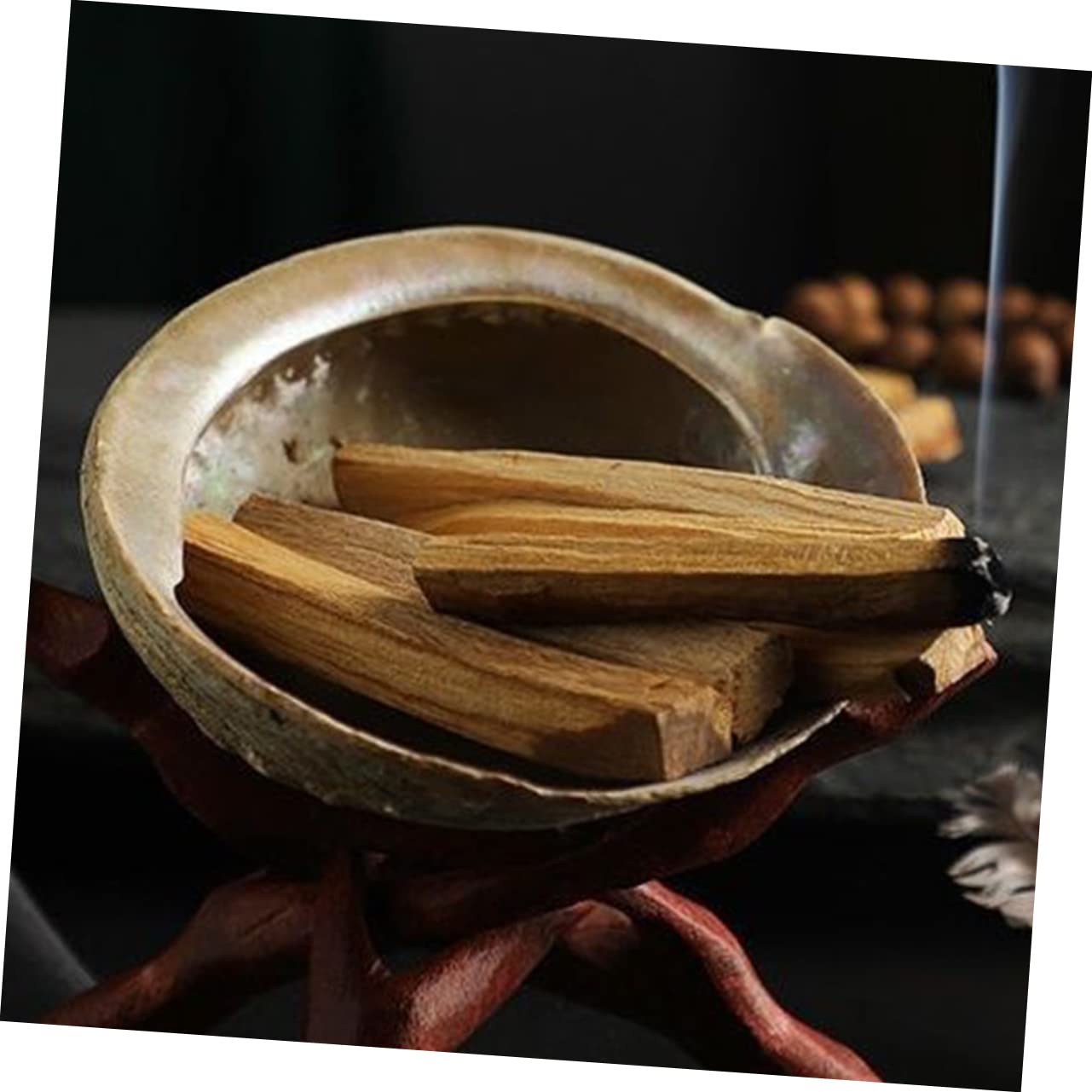 25pezzi Legnetti Aromatici Naturali Legno Per Meditazione e Purificazione Aria Per Yoga e Ambienti Calmi