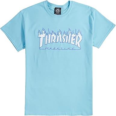 thrasher flame blue