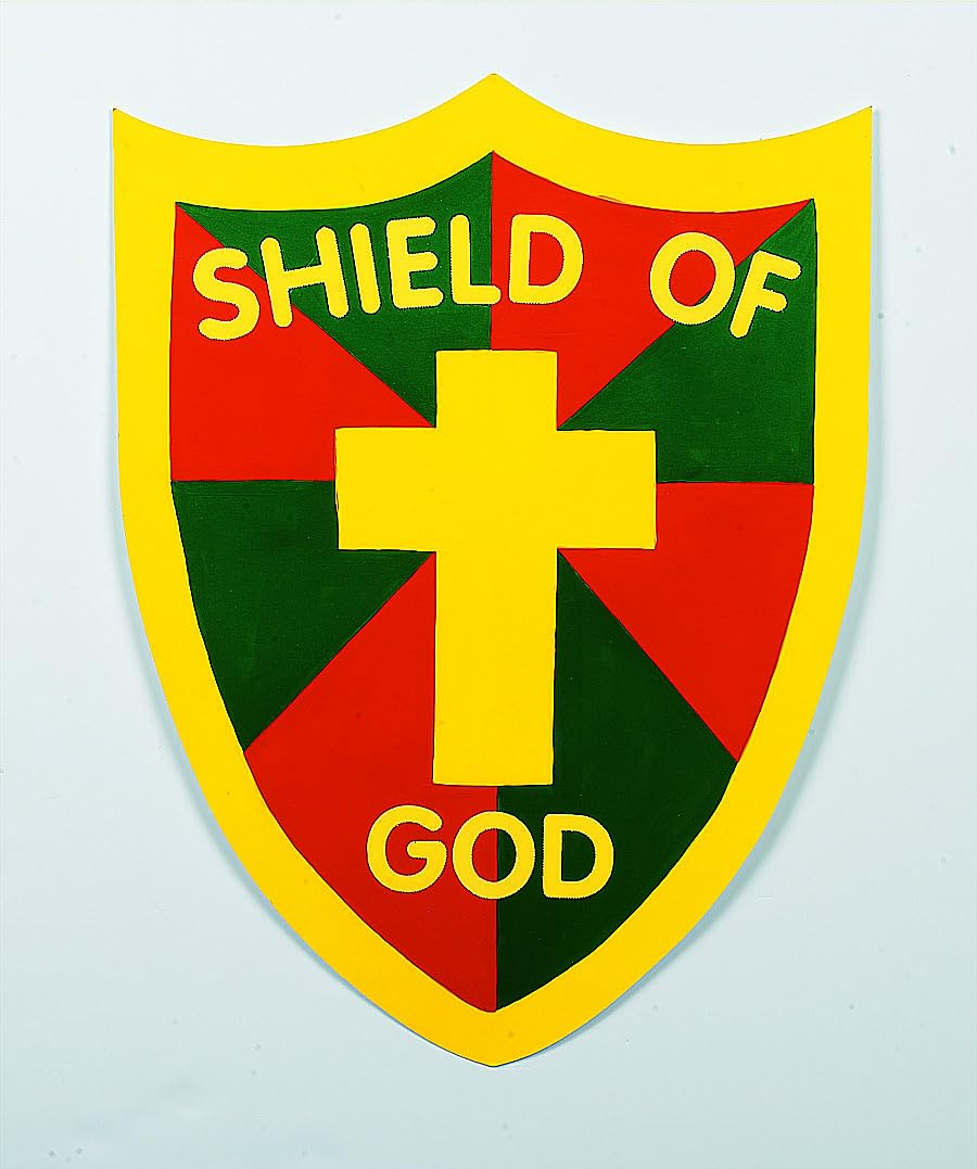 Fun Express Fai da Te Poster Board Shields Kit (Rende 12) Make Your Own Craft per i Bambini Bianca