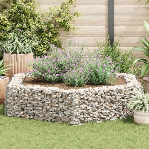 Owoxanthellate Hexagonal Galvanized Steel Gabion Raised Bed 78.7x68.1x