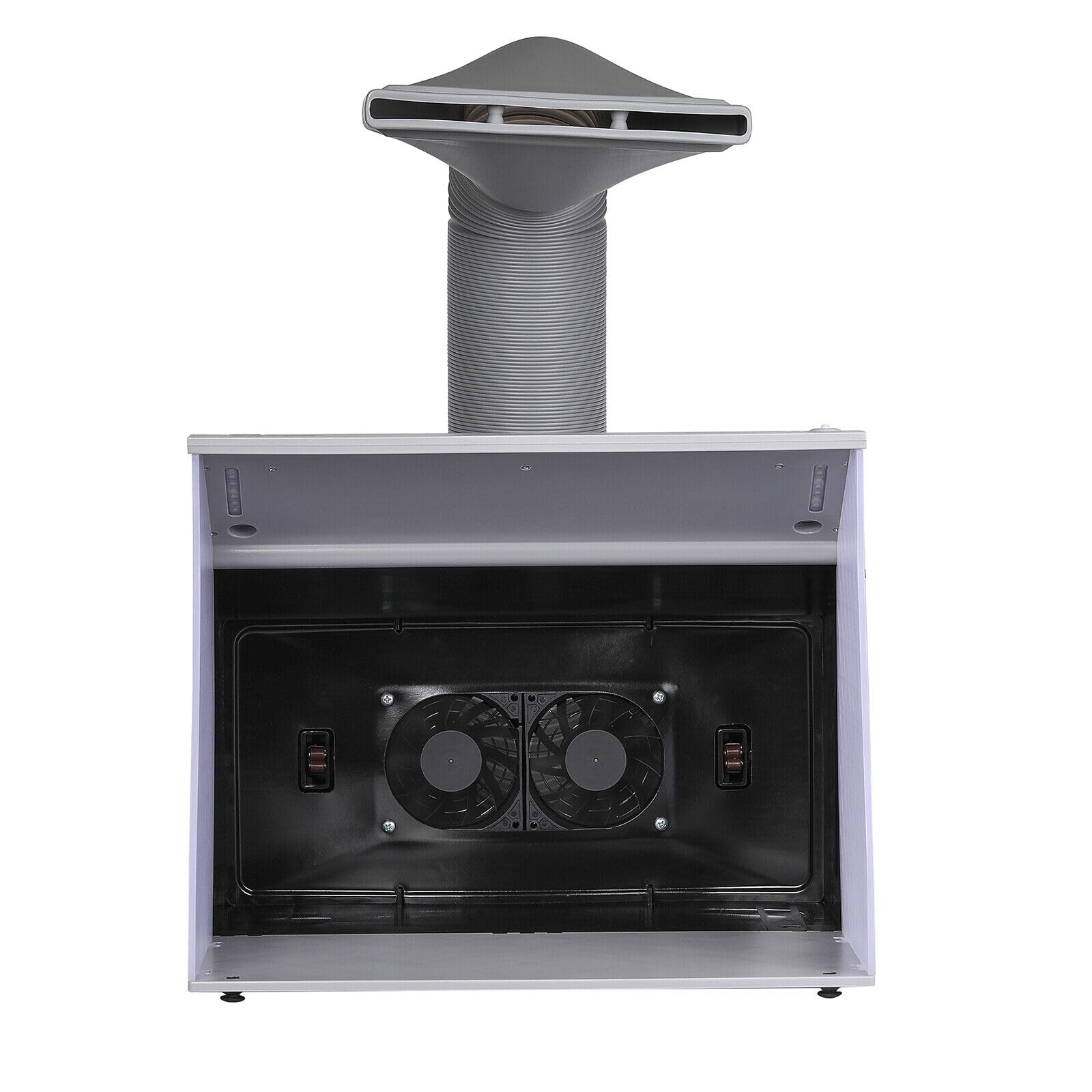 AG-310 Airbrush Spritzkabine mit Doppel-Lüfter 5,2 m³/min – Tragbare Lackierkabine mit Absaugung, LED-Beleuchtung & Filter