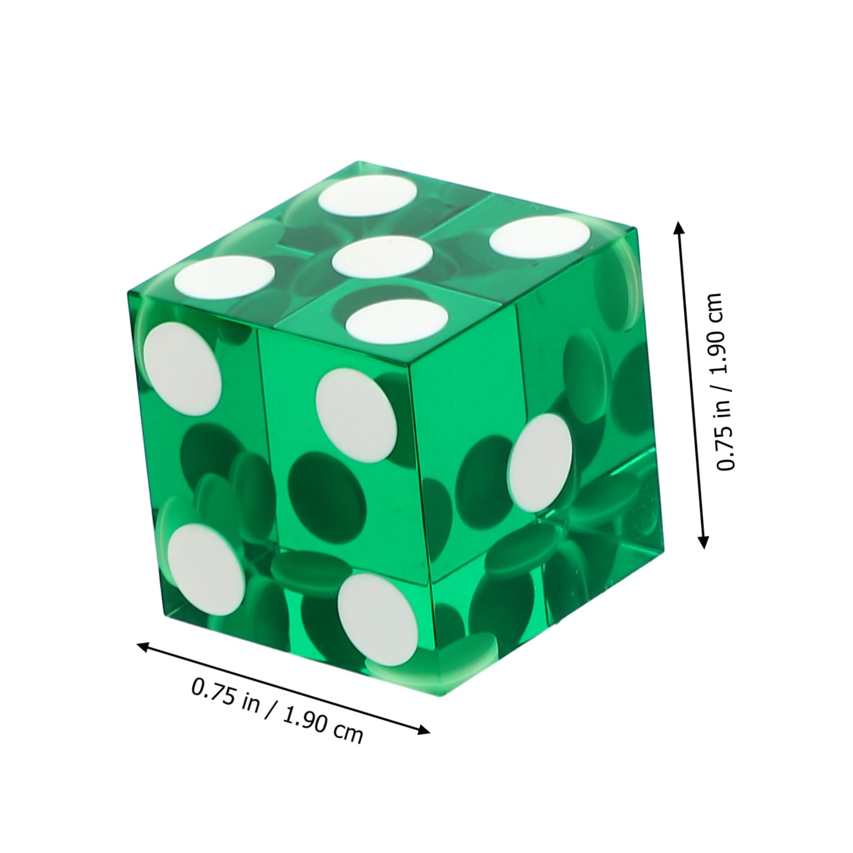 Toyvian 12stücke Präzisions-acrylwürfel Bunte Punkte Für Spiele Und Unterhaltung Lustige Spielwürfel Zufälligen Farben Für Partys Und Tischspiele