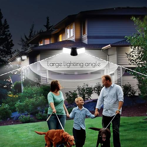 Miniatura 2 de EMANER Paquete de 3 unidades - Interruptor de luz LED de seguridad regulable negro para exteriores impermeable