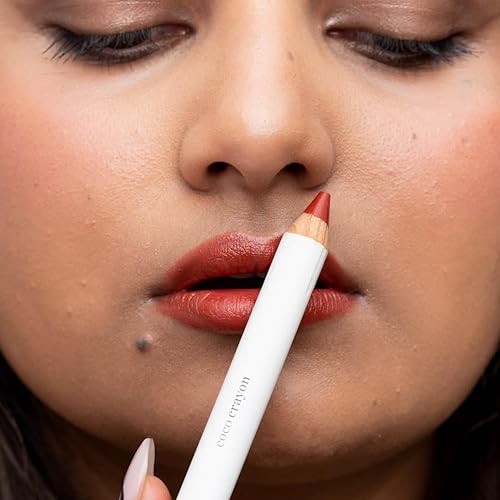 Miniatura 5 de Ere Perez - Color labial hidratante de crayón de coco natural  Baobab + aceite de coco, sílice, vitamina E  Protege, nutre, repara, vegano, libre de