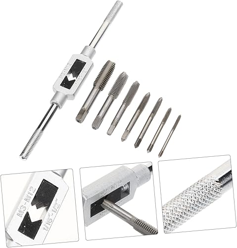 Miniatura 6 de Uonlytech 1 Unidades de extractor de pernos llave llave de mano juego de herramientas de rosca máquina roscado roscado herramienta de roscado
