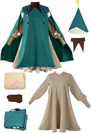 Hat Atelier Cosplay Anime Cosplay Women Dress Coco Witch Hat Costume Wig Set Halloween Costumes