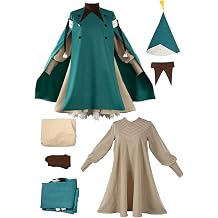 Hat Atelier Cosplay Anime Cosplay Women Dress Coco Witch Hat Costume Wig Set Halloween Costumes