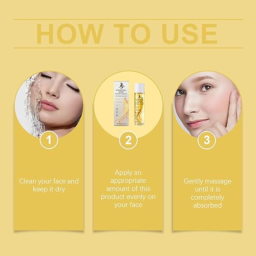 Miniatura 7 de Ginseng Essence Suero antiarrugas  Aceite facial hidratante y reafirmante con extracto de raíz de ginseng  Suplemento de ginseng herbario coreano