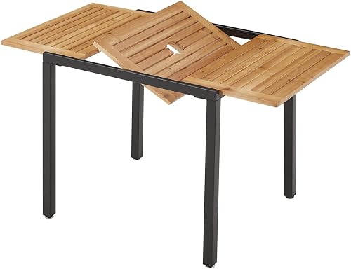 Table Extensible avec Trou Parasol 2-6 pers 