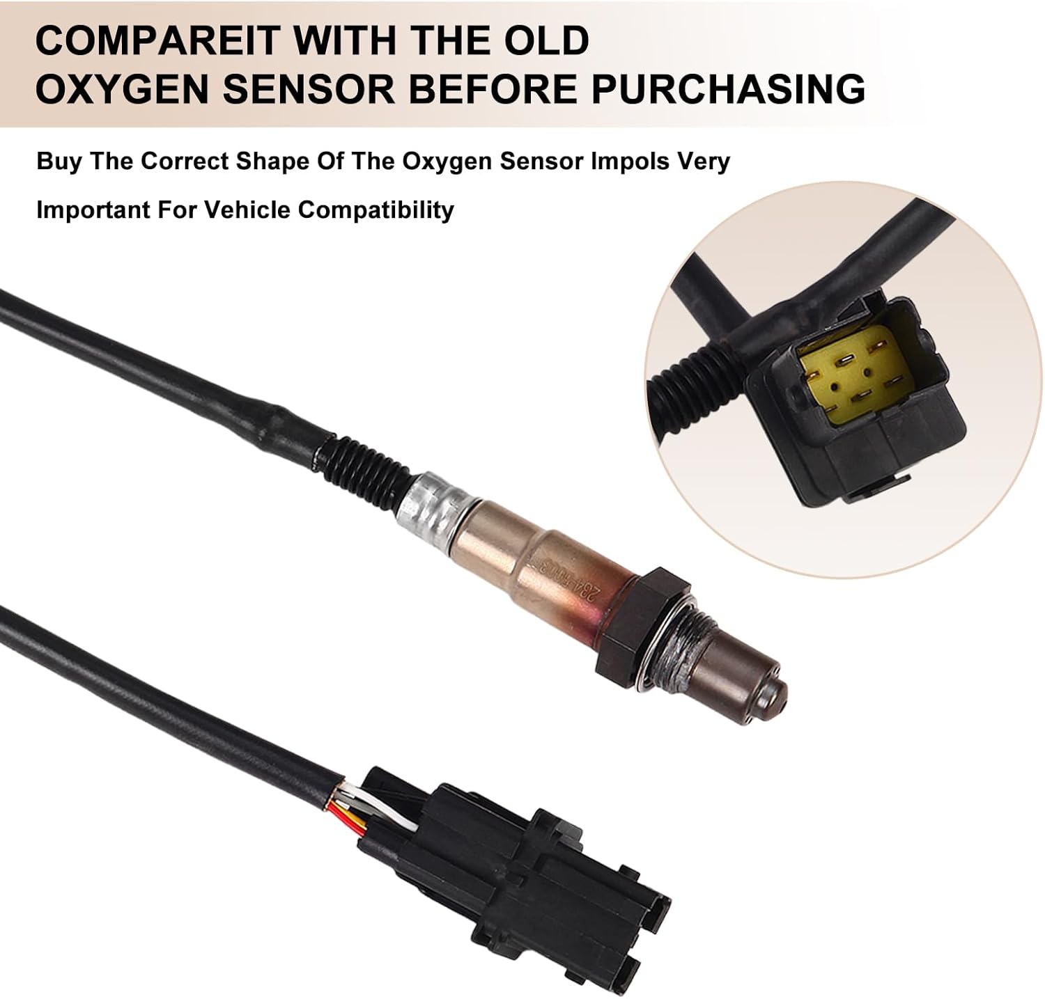 Oxygen O2 Sensor Upstream Fits for Cadillac XLR 2004-2005 4.6L, for Subaru Outback Legacy Impreza Forester 2000 2001 2002 2.5L, Replace 234-5003, 2345003, 12567073, 22641AA011, 22641-AA011