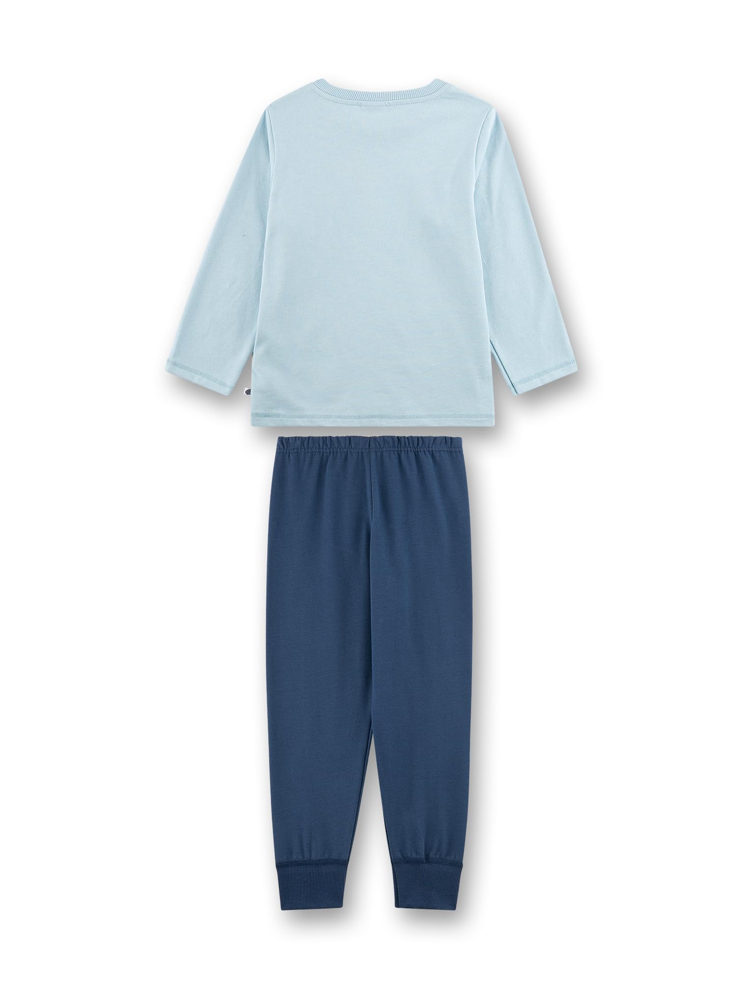 Sanetta Jungen-Schlafanzug lang blau Traktor | Hochwertiger und bequemer Schlafanzug aus Baumwolle für Jungen.
