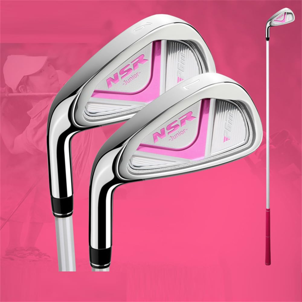 Club de golf pour gaucher pour enfants, garçons et filles, #7 ou #9, fers pour débutants, sports de golf, clubs simples à balancer
