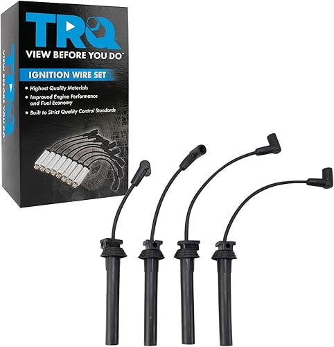Miniatura 51 de TRQ Juego de cables de bujía de encendido del motor compatible con Hyundai Tucson Kia Sportage 2.7L Nrew