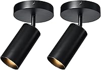 Vista 14 de Lámpara de techo de iluminación de pista, lámpara de techo dorada, focos Gu10, ajuste de ángulo interior, lámpara de pared moderna para sala