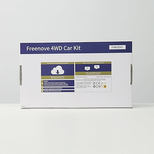 Vista 9 de Freenove Kit de coche 4WD con control remoto (compatible con Arduino IDE), seguimiento de línea, evitación de obstáculos, aplicación de control Con