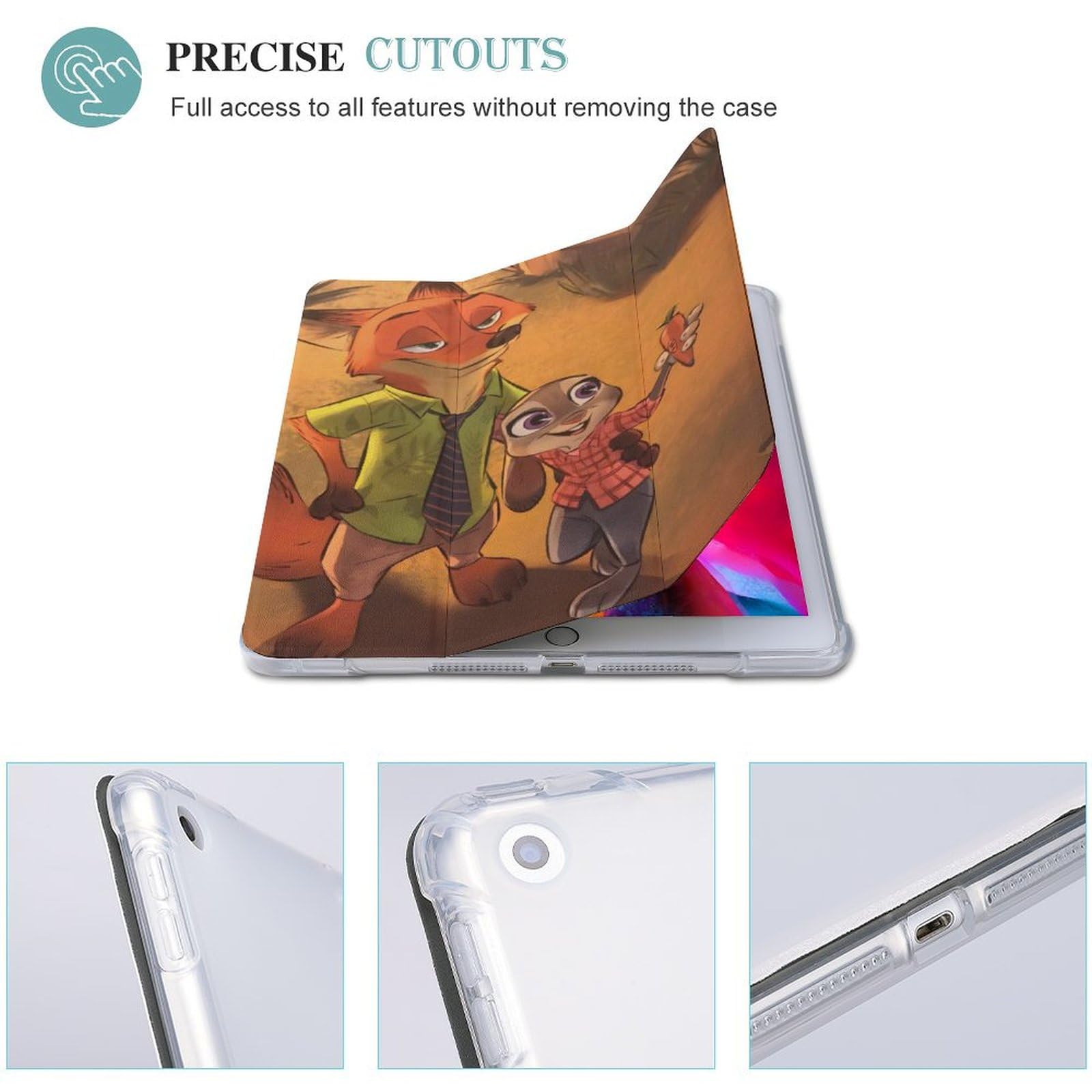 Amazon.co.jp: IPAD 2020 （10.2in）ケース ズートピア ニック