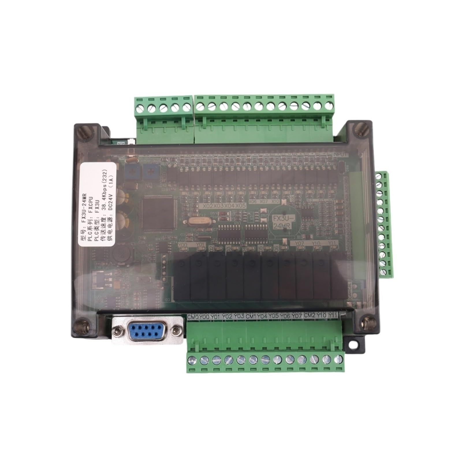 Automate PLC FX3U-24MR à grande vitesse avec relais pour panneau de contrôle