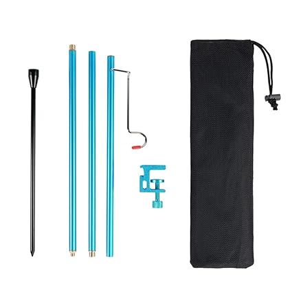 EXCLUZO Camping Hangings Light Fixing Stand Camping Lamp Bracket Lamp Holder Lamp Holder Lantern Stand Bracket Holder Hangings Rack