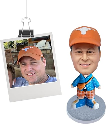 Miniatura 19 de Figuras personalizadas de golfista Bobblehead, regalo para hombre, regalos personalizados para el día de San Valentín de fotos Golfer