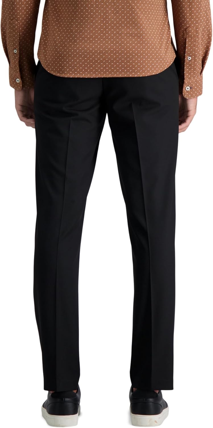 J.M. Haggar Mens 4 Way Stretch Slim Fit Flat Front Dress Pant - Image 3