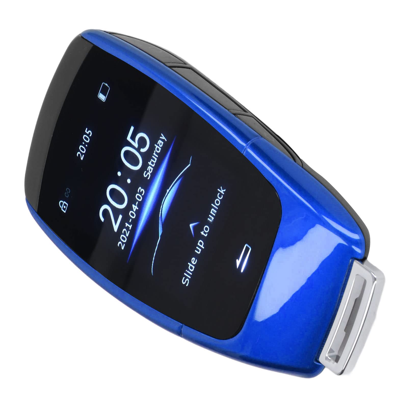 Ekran LCD Smart Key, Smart Remote Key High Definition Keyless Entry dla modeli przycisków Start Stop Engine (niebieski)
