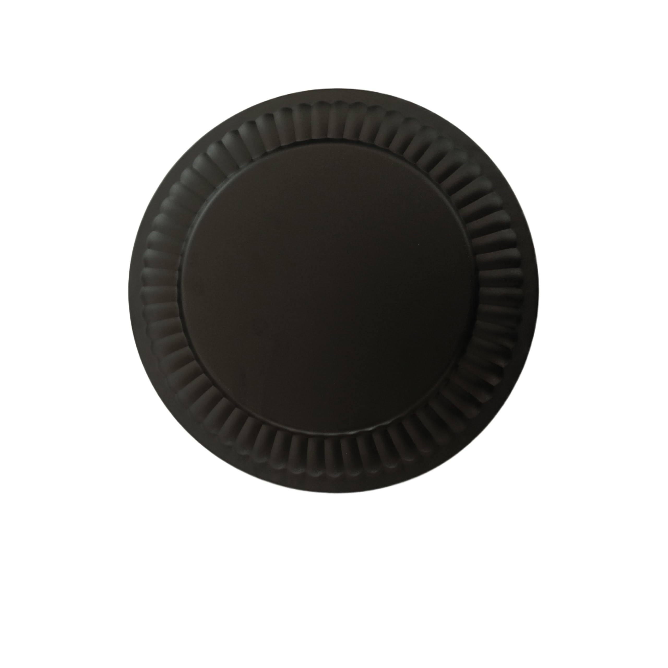 Irnyso Metal Black Fireplace Stove Pipe Flue Hole Cover 6719900 Fits 4"-8" Hole Adjustable Flue Cover BM0026 BM0353 Chimney Caps Flue Plug