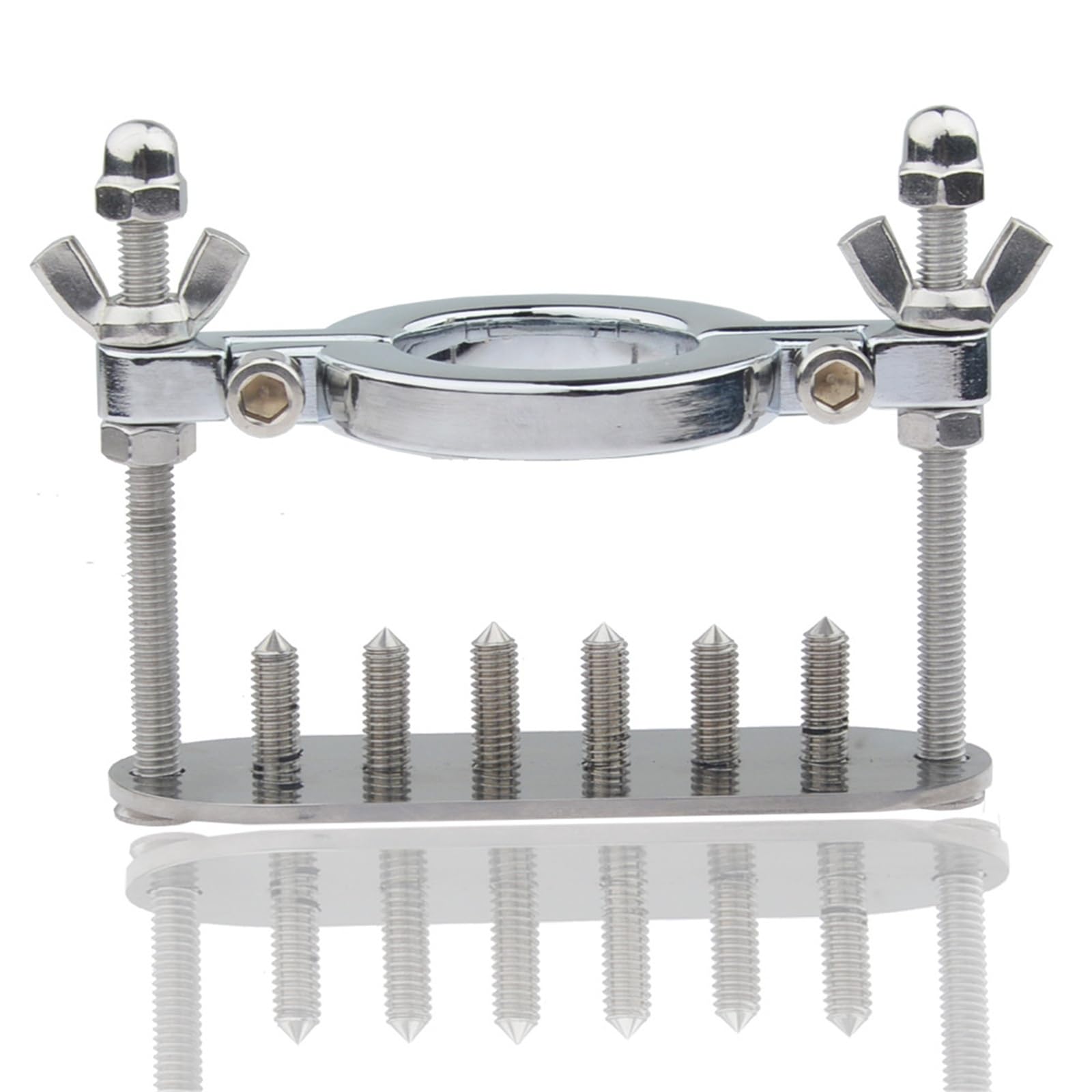 Spremi Testicoli In Acciaio Inossidabile Clip Scrotale Barella Palla Erotica CBT Anello Testicolo Schiavo SM Bondage Sesso Fetish Giocattolo