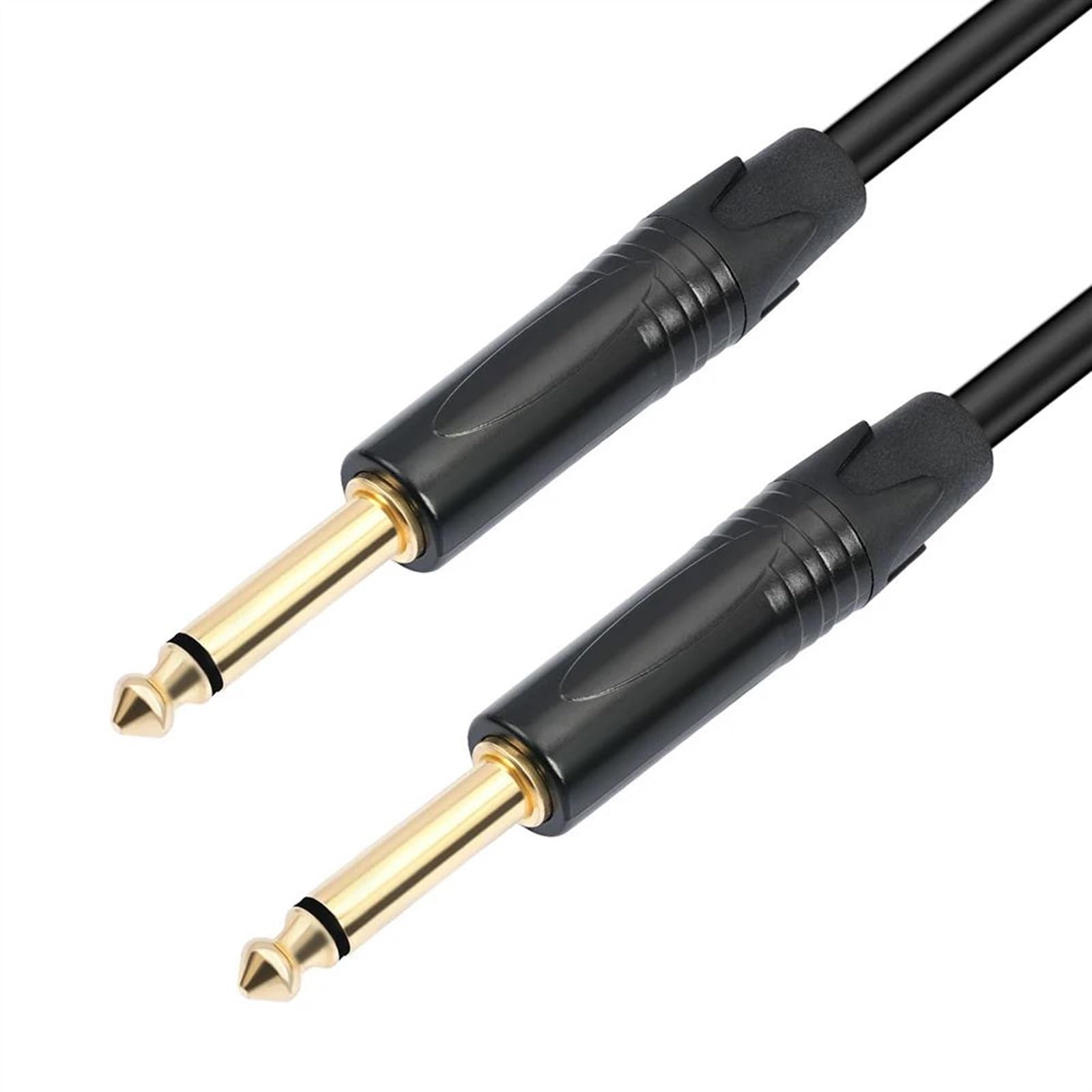 cable de audio de guitarra Cable De Instrumento De Guitarra Trenzado De Nailon De 1/4 De Pulgada A 1/4 De Pulgada Con Conector TS Cable De Mono Línea De Interconexión De Un Cuarto De Pulgada Y 6,35 Mm