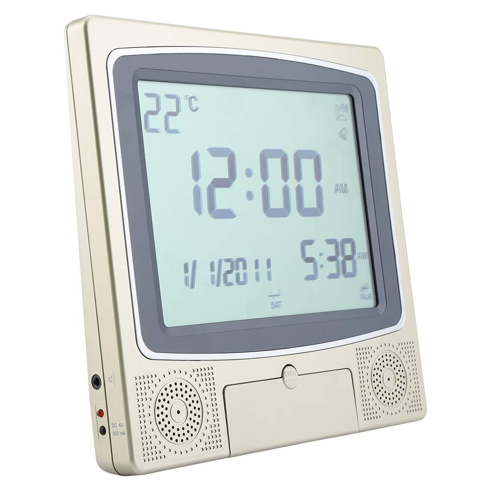 Islamic Azan Alarm Clock Automatic Muslim Mosque Digital Prayer Time ...
