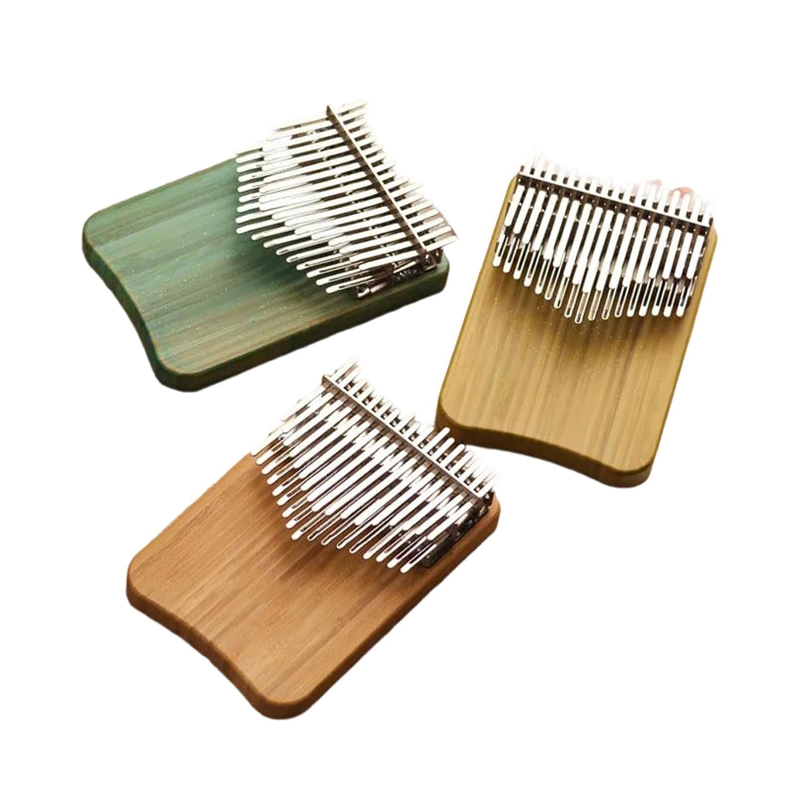 Kalimba A 34 Key C Dur Profesjonalny Chromatyczny Instrument Retro Odpowiedni Dla Początkujących(Style 3)