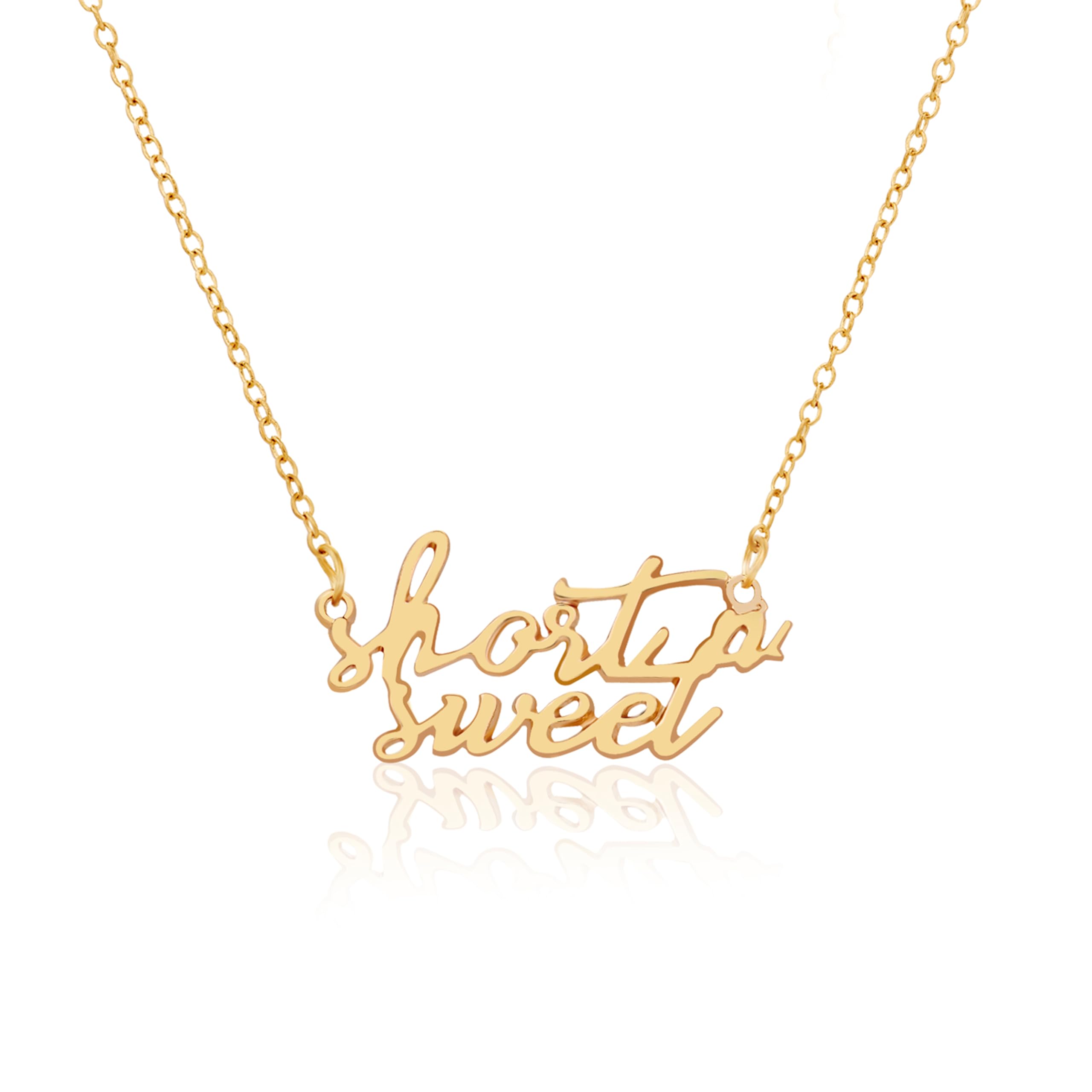 Sabrina 𝐒𝐡𝐨𝐫𝐭 𝐧' 𝐒𝐰𝐞𝐞𝐭 Inspired Necklace Sabrina Necklace Jewelry Album Merch Accessories for Women Fans Costume Outfit Dress Decor