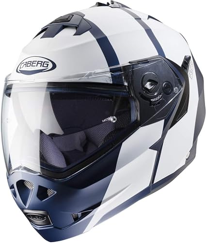 Caberg CASCO DUKE II IMPACT MATT BLUE/WHITE XL : Amazon.it: Auto e Moto