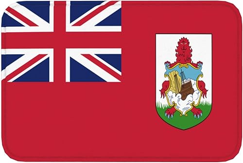 Miniatura 8 de Tapete de baño con diseño de bandera de Bermudas, antideslizante, de 16 x 24 pulgadas, para puerta de cocina