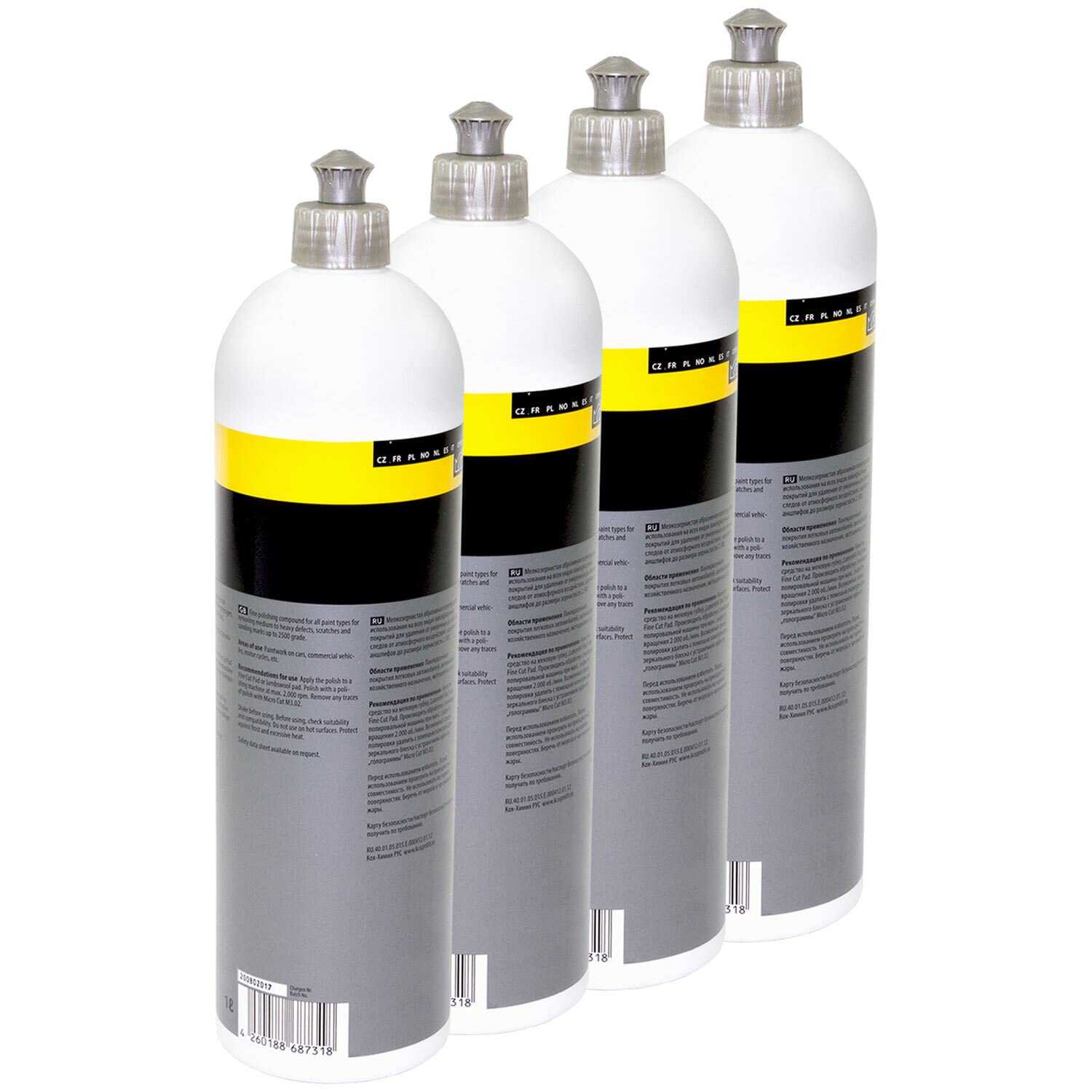 Fine Cut F6.01 Koch Chemie Lakier ścierny bez oleju silikonowego 4 x 1 l