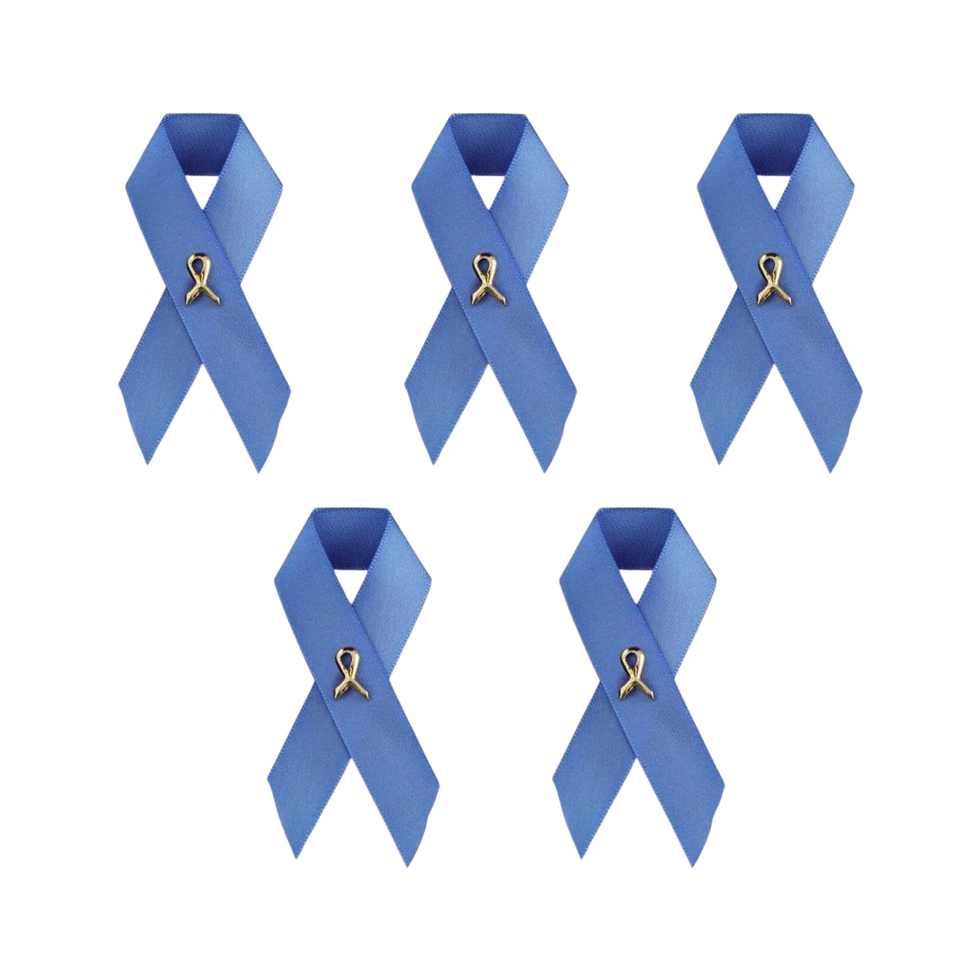1/2/5/10/25/50/100pcs Satin Awareness Ribbon Pins (Pick your color), for Cancer &amp; Disease Awareness, Bulk Quantities for Fundraising, Events, Gift Giving