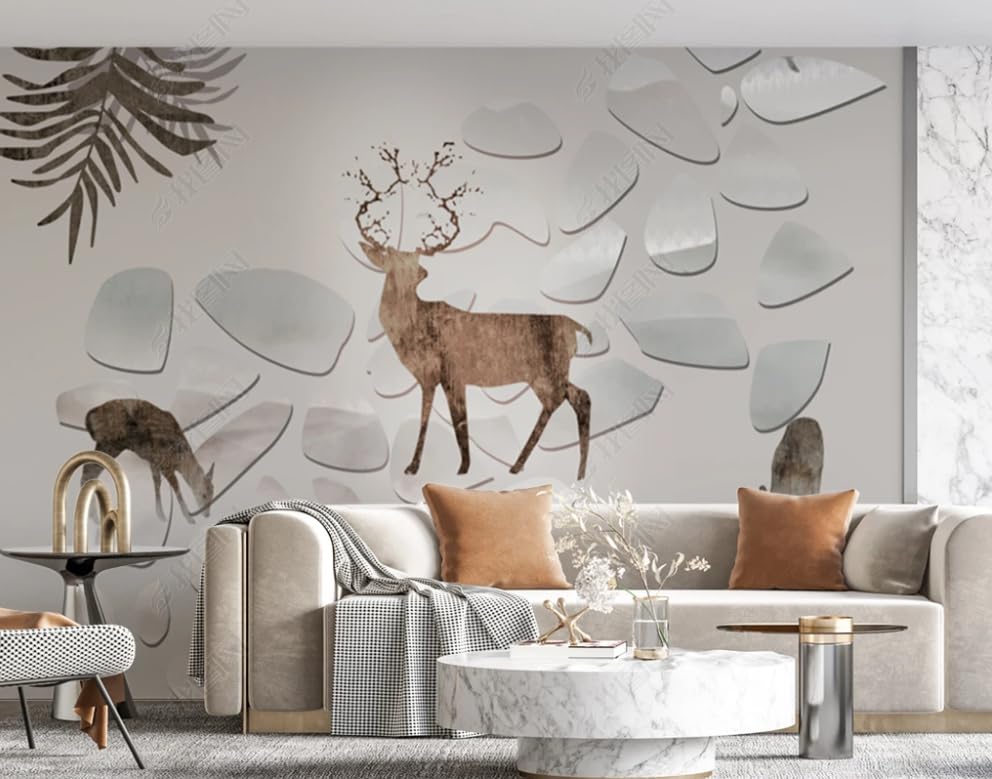 Papier peint intissé géométrie du marbre haut de gamme pour restaurant - 3