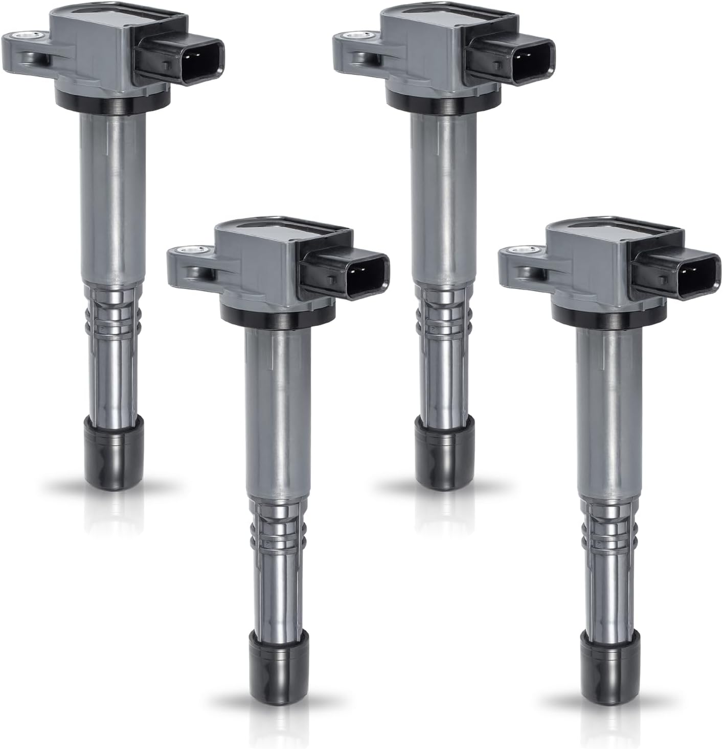 ENA Set of 4 Ignition Coil Pack 2.0L 2.4L V4 Compatible with Honda Acura Element CRV Civic Accord RSX CSX S2000 2002 2003 2004 2005 2006 2007 2008 2009 2010 2011 Coils for UF311 UF583 C1382