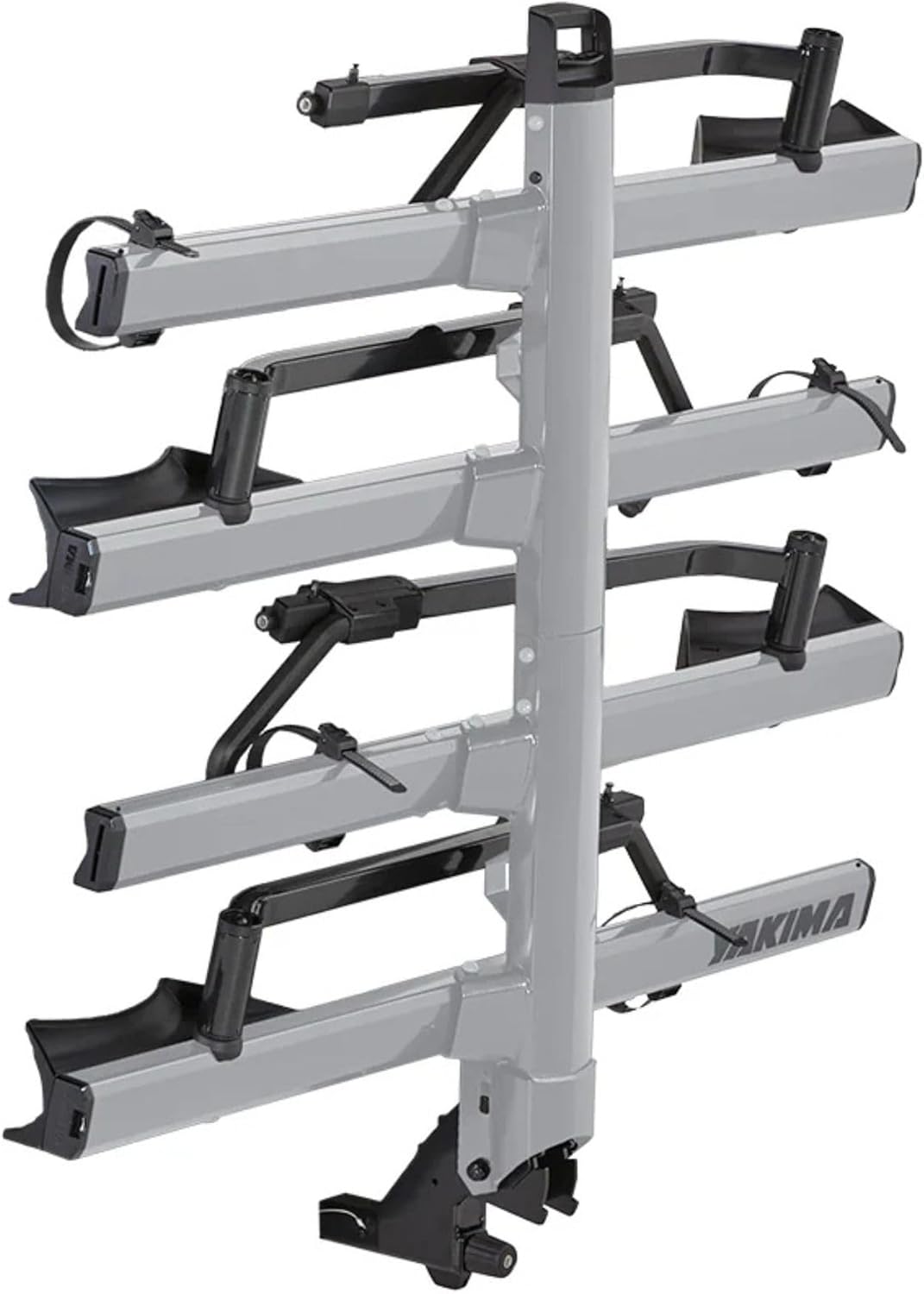 Yakima StageTwo 2" Premium Platform +2 Bike Tray Vehicle Hitch Add On, Slate