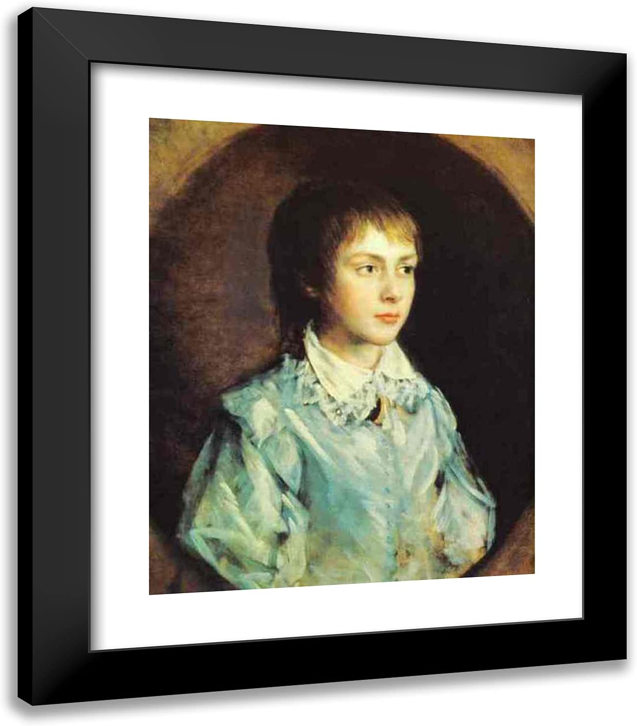 ArtDirect Gainsborough, Thomas 20x23 Gold Ornate Framed Art Print with Double Matting Titled: Edward Richard Gardiner
