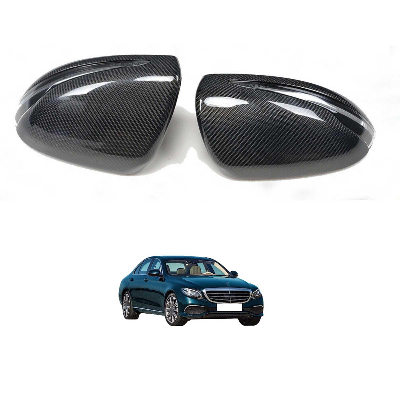 Boîtiers rétroviseur Mercedes W213 anti-vibration capuchon Classe E coque gauche droite