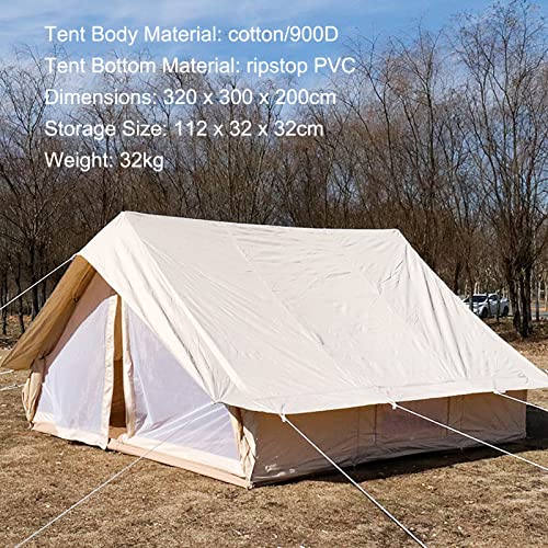 Carpa de Lona Algodón 320G para 6-8 Personas Camping miniatura 3