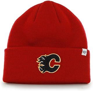 Calgary Flames NHL Raised Cuff Knit Beanie
