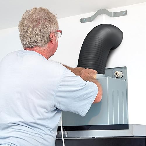 Miniatura 10 de iPower Manguera de ventilación flexible de 8 pulgadas y 25 pies de conducto de aluminio de 4 capas de protección para secadora para calefacción,