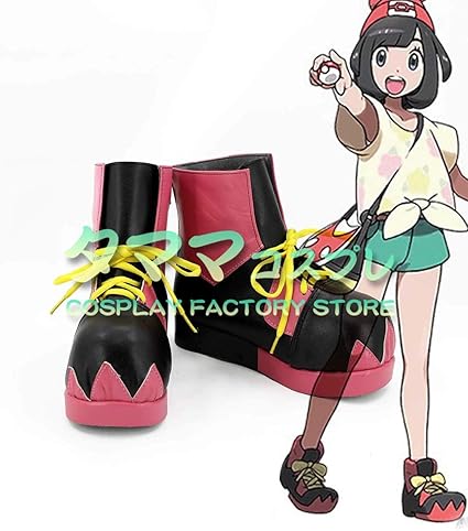 Amazon ミヅキ ポケットモンスター サン ムーン ポケモン Pokemon Sun And Moon Selene コスプレ靴 コスプレブーツ Cosplay オーダーサイズ スタイル 製作可能 タママ 24 5cm コスプレ 仮装 通販